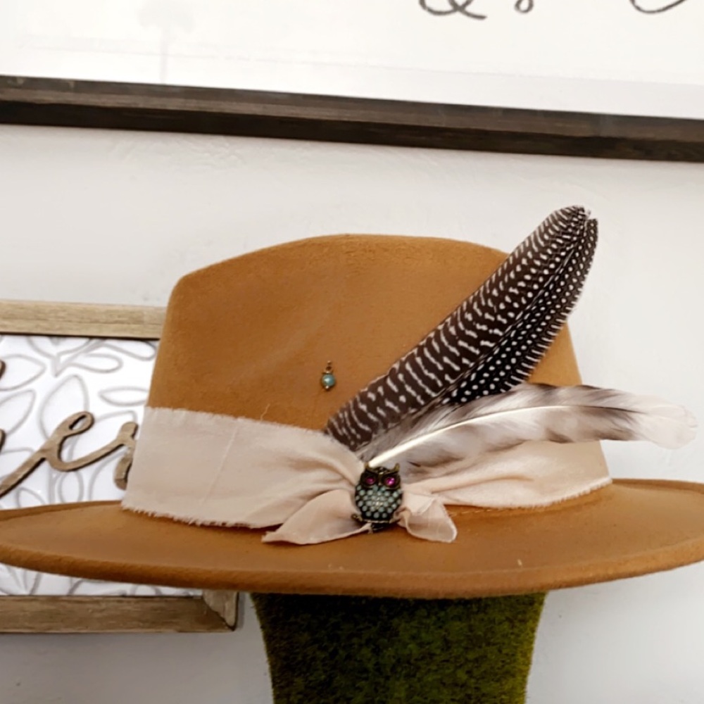 Felt Fedora with custom hat band